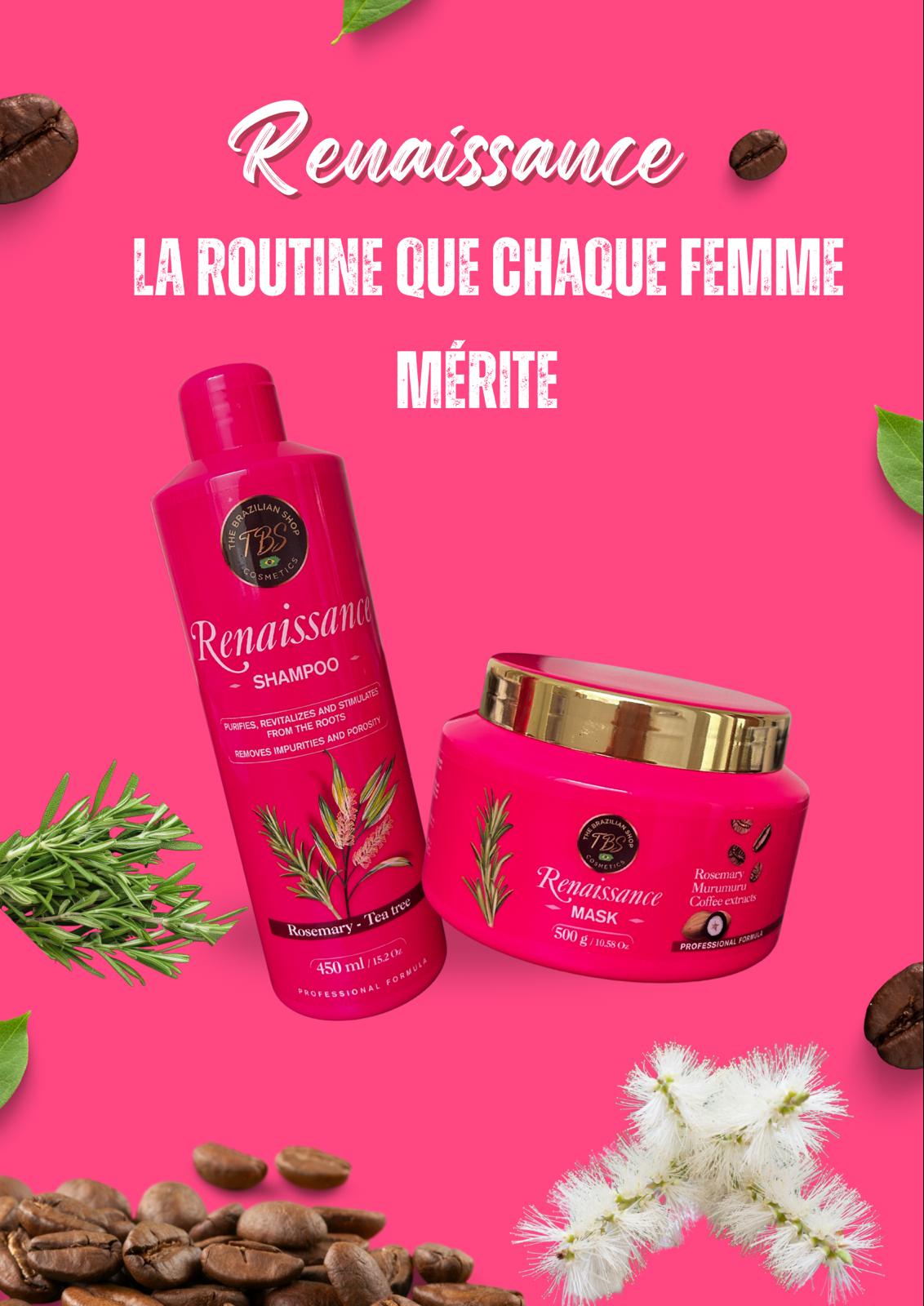 Kit soin capillaire Renaissance - routine complète cuir chevelu & longueurs