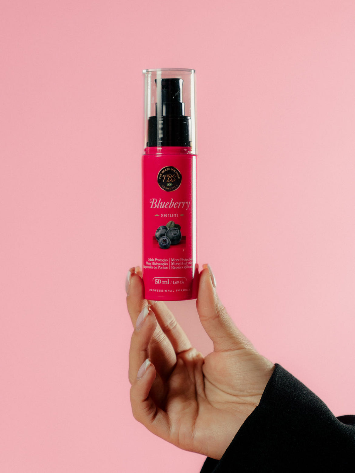 Blueberry hair serum for shine, protection &amp; softness