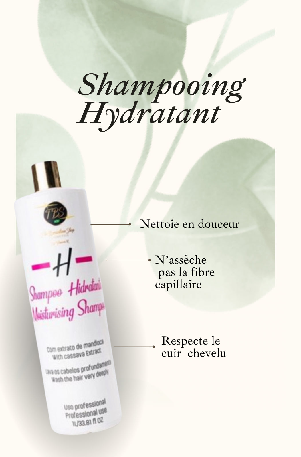 Shampooing Hydratant 1 Litre